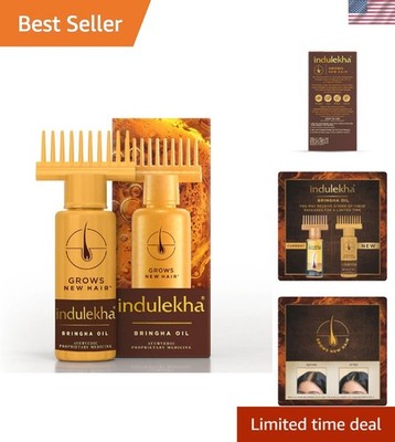 100ml Bringha Hair Oil - Rejuvenating Ayurvedic Treatment for All Hair Types