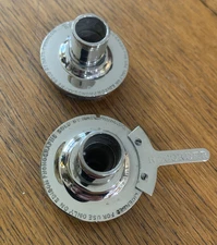 2 Edison Cylinder Phonograph Recorder Bodies for Parts or Restoration.