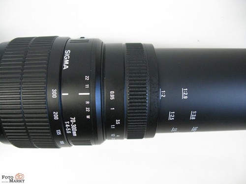 Tele Zoom Objetivo Sigma 70-300 Mm 4-5,6 Macro 1:2 Lente Para Minolta / Sony SA - Imagen 5 de 6