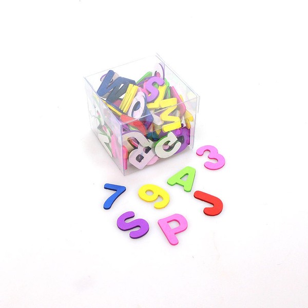 108 Zahlen Buchstaben Mix Bunt Streuteile Moosgummi Einschulung Abc Alphabet 123-image