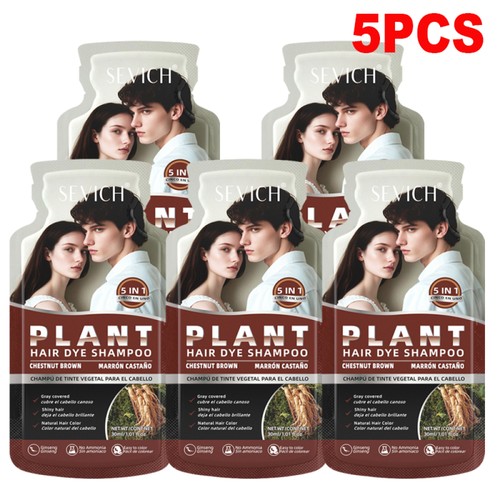 Natural Plant Hair Dye Bubble New Botanical Based Color Bubble Dye for Grey Hair - Picture 29 of 31