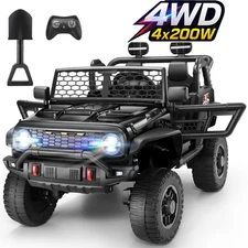 Ride on Car 24V 2-Seater Electric Truck w/ Remote Control Gift for Boys & Girls