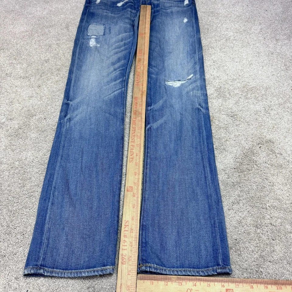 Prps Heirloom Jeans Distressed Blue Straight Leg Pockets Women’s Size 28 - Image 3 of 4