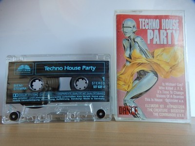 TECHNO HOUSE PARTY FORCE ELEVATOR C.O.92 FATAL ZYSTEM  KASSETTE MC 1993 SPECTRUM