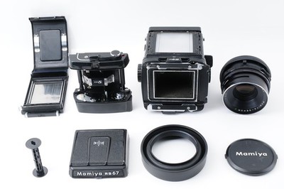 EXC+5] Mamiya RB67 Pro S Film Camera Sekor C 127mm F3.8 120 Back