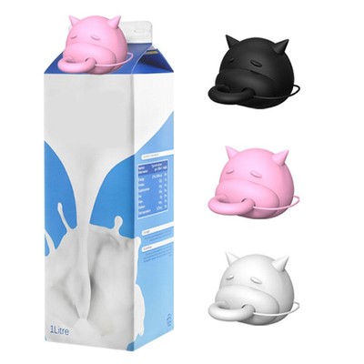 Milk Bottle Cap, Cow Udder Milk Carton Cap, Reusable Boxed Milk Diverter V9V9