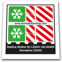 Replacement Sticker For Set Snowplow