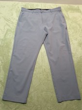 Hurley Men 38x29 Gray H2O-Dri Performance Stretch Golf Pants Straight Leg Grey