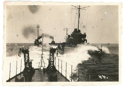 Orig. Foto Torpedoboot G.7 G.11 Kriegsmarine Schiff auf Fahrt 1930'er