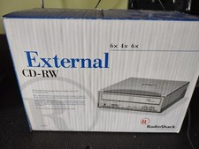 Radio Shack 25-3052 EXTERNAL 6x4x 6x CD-RW Drive - In Box