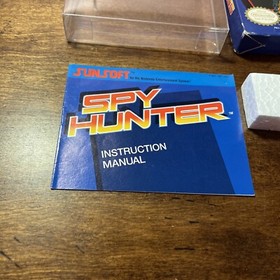 Sunsoft: Spy Hunter (Nintendo NES, 1987) CIB Complete w/ Manual & Box Reg Card