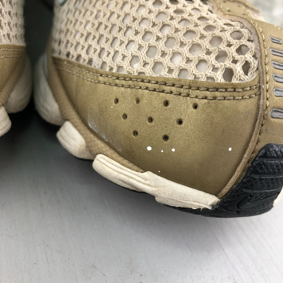 Tenis Nike para mujer talla 9 Zoom Air Dynamic tacón marrón malla con cordones 316039-231 Foto 3 de 4