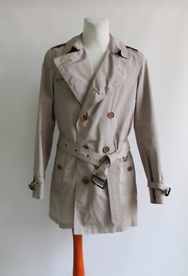 BURBERRY BRIT Kensigton Belted Trench Coat Double Breasted BURBERRY BRIT Kensigton Belted Trench Coat Double Breasted