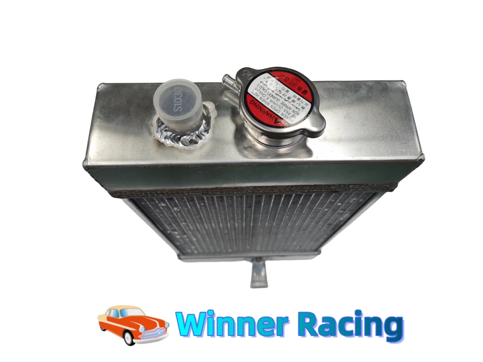 定制铝制散热器菲亚特 600D Fićo Fića Fikjo Zastava 750 无支架 — 第 2/4 张图片