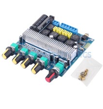 100W 50W 50W Bluetooth 5.0 TPA3116D2 Digital 2.1 DC 12-24V Audio Amplifier Board