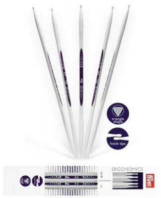 Prym Ergonomics doppelspitzige Stricknadeln 20 cm 5er-Pack - Größenwahl