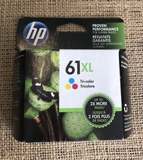 NEW HP 61XL Tricolor Ink Cartridge Sealed Expires June 2020