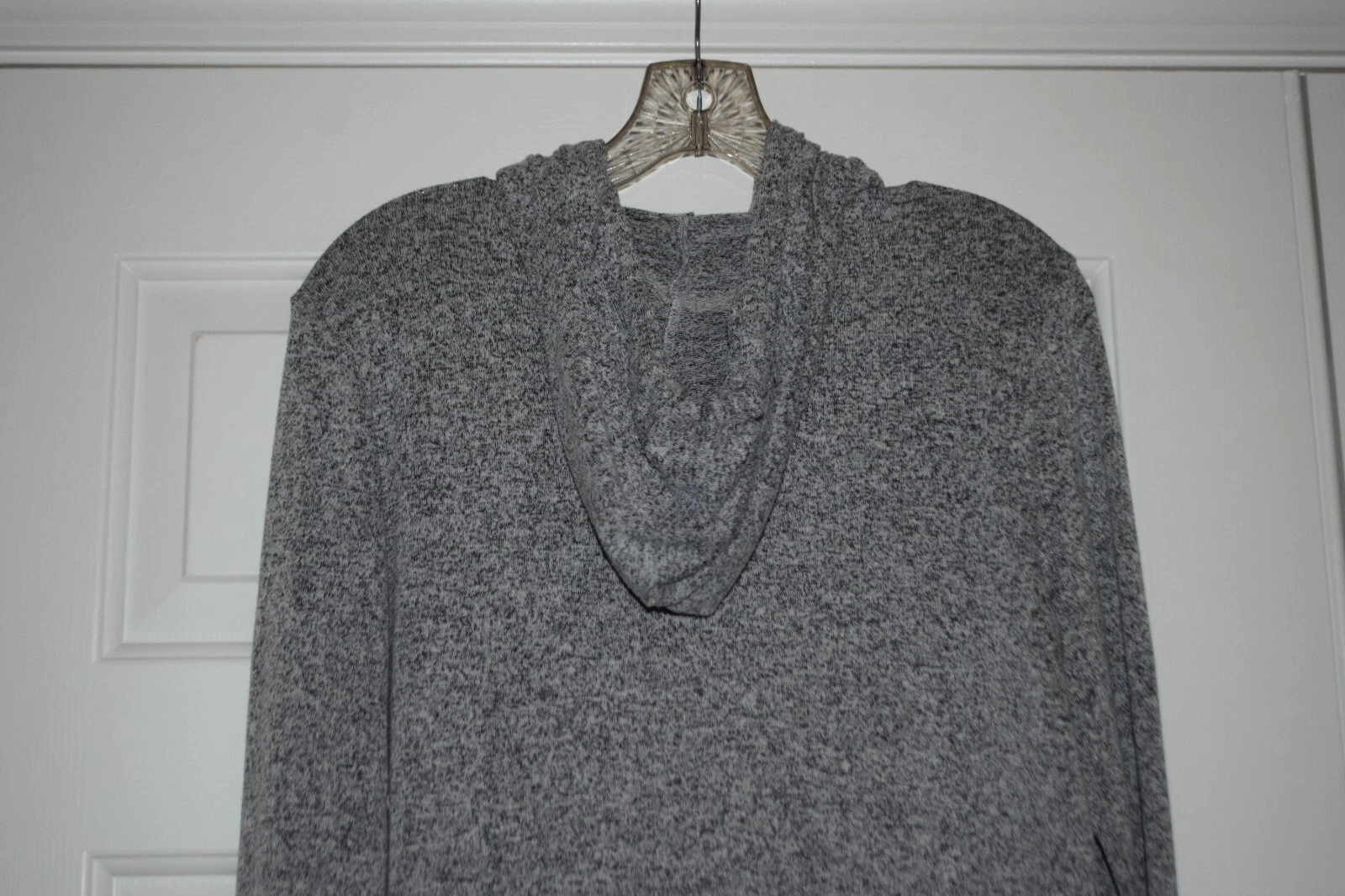 UNDERCOVER Giacca felpa con cappuccio leggera Victoria's Secret ROSA taglia S grigio marmorizzato