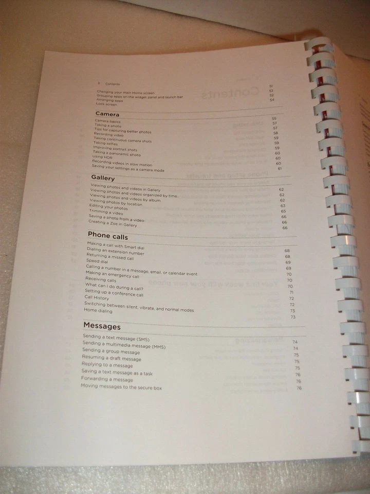 HTC Desire 816 Mobile Phone User Guide~PRINTED~ , Instruction Manual (A4) - Image 3 of 4