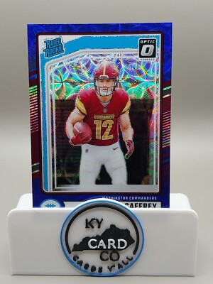 LUKE MCCAFFREY 2024 Optic Rated Rookie Blue Scope Prizm Washington