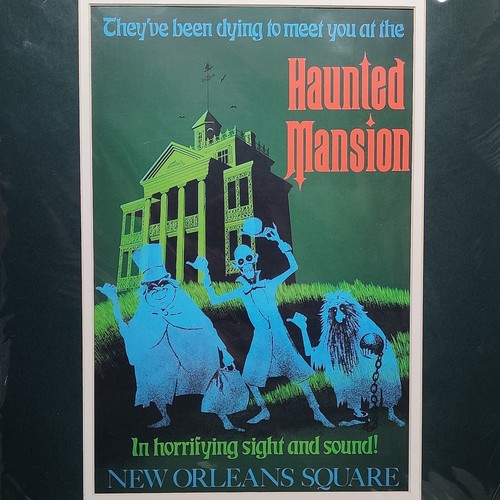 Vintage Disney Parks Haunted Mansion Attraction Poster Print Disneyland 14x18 in - Picture 2 of 5