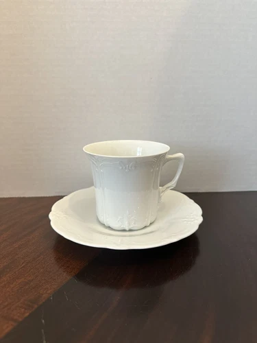 tirschenreuth baronesse white Cup And Saucer