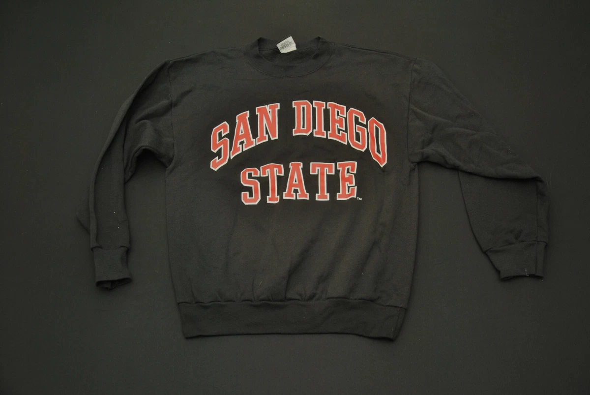 Campus Colors San Diego State Aztecs Crewneck Sweatshirt – Arch & Logo Game Day Sweatshirt, Black