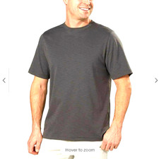 KIRKLAND SIGNATURE MEN'S 100 COTTON CLASSIC FIT T-SHIRT GREY, SMALL  NWT