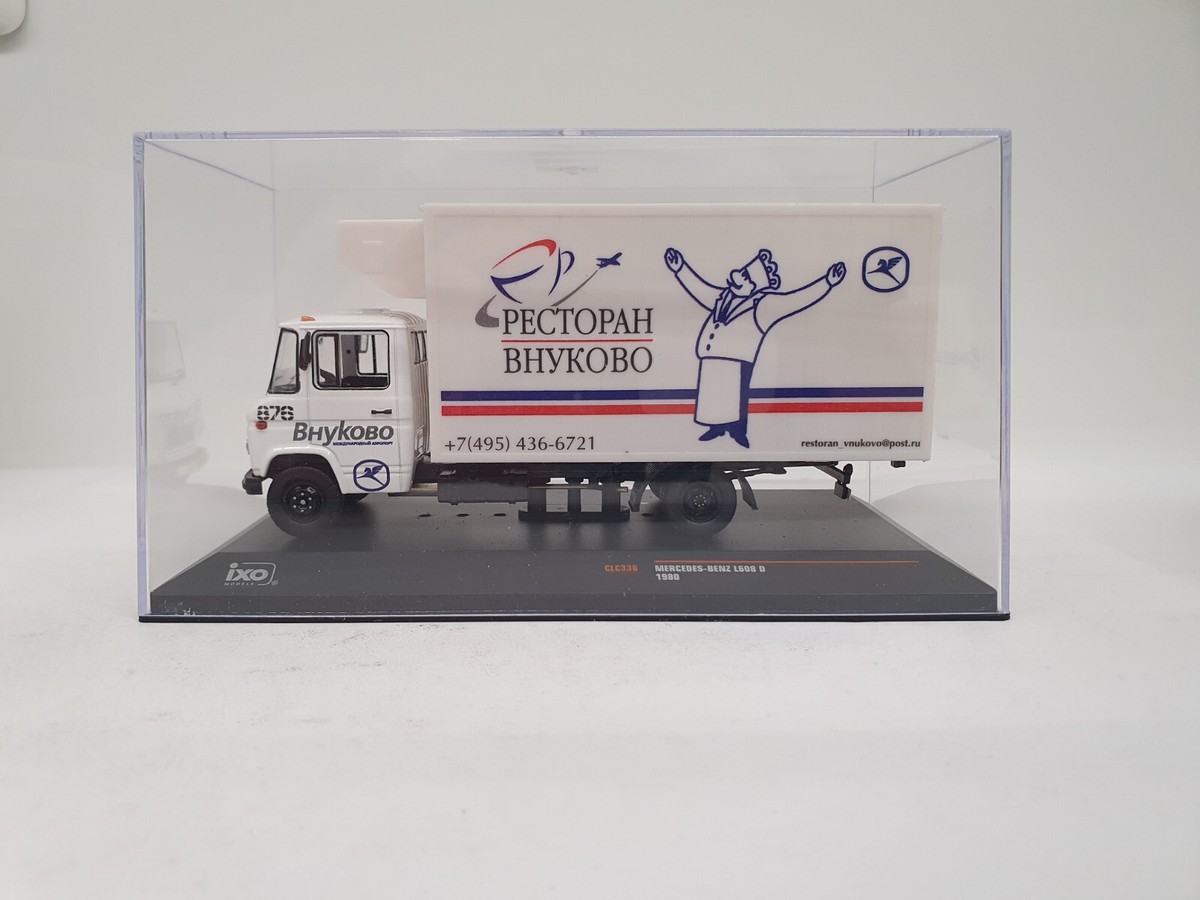 1/43 VERY RARE MERCEDES-BENZ L608D TRUCK 1980 CUSTOM MADE IXO