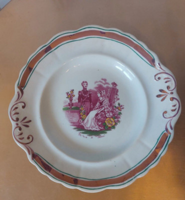Queen Victoria & Prince Albert Gedenkmünze Glanz Kuchenteller