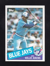 1985 Topps Willie Aikens #436 Toronto Blue Jays