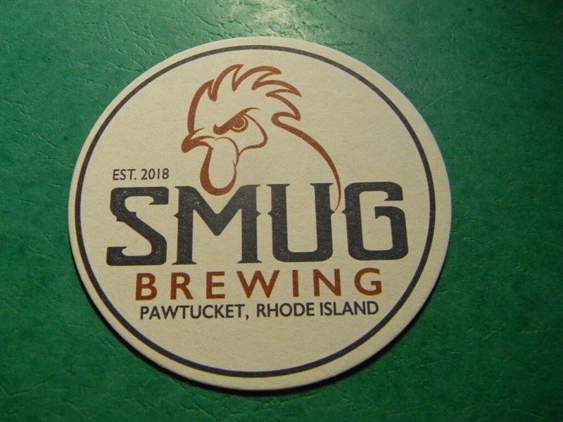 NEW# SMUG LIFE BREWING COMPANY CRAFT BEER PAWTUCKET RHODE ISLAND COASTER ROOSTER