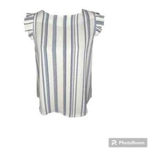 Vertical Striped Monteau Blouse