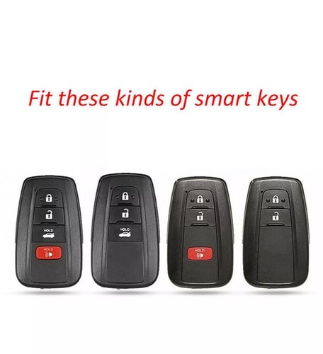 Car Key Fob Case Cover for Toyota Landcruiser Prado Camry C-HR RAV4 - Picture 3 of 15