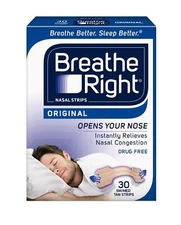 4 Pack Breathe Right Nasal Strips Original Tan Small Medium 30 Each 120 Strips