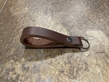 Handmade Leather Key Fob Belt Loop Holder Strap Key Ring Chain