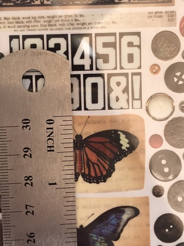 2 Rub On Transfers Vintage Theme Letters & Wild Life Butterflies Paper Craft - Picture 5 of 9