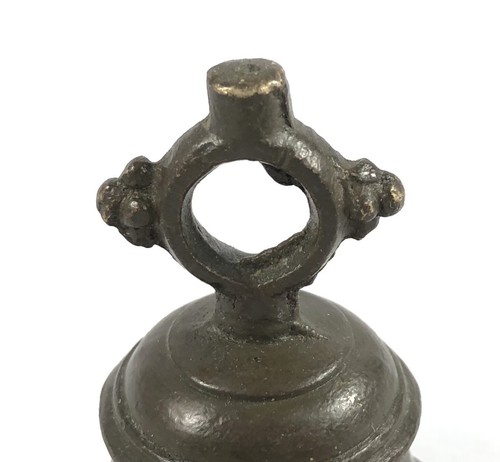 Ethnic Design Brass Temple Bell Religious Pooja Bell Priest Accessories. G70-320 - Picture 3 of 8