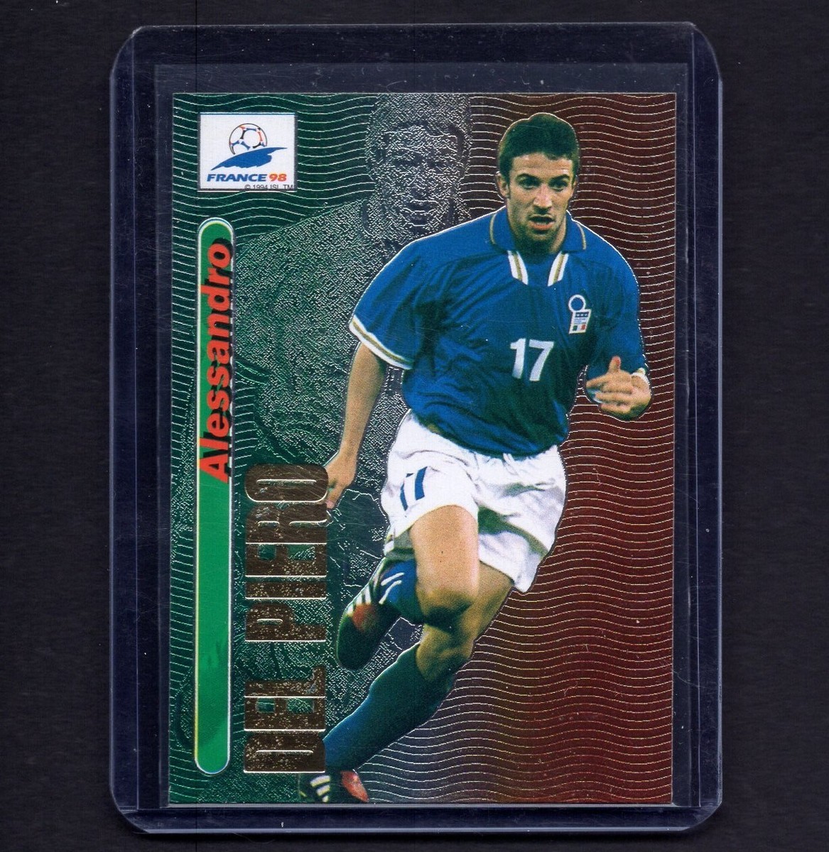 ALESSANDRO DEL PIERO 1998 Panini World Cup Rookie RC Soccer