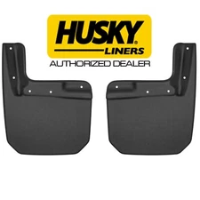 HUSKY 58151 Front Mud Guards Mud Flaps for 18-25 Jeep Wrangler JL Unlimited