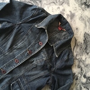 monsoon red denim jacket