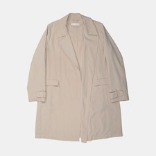 Artigiano Jacket / Size 12 / Mid-length / Womens / Beige / Polyester