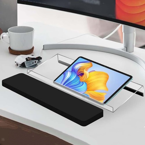 Support de clavier d'ordinateur et repose-poignet pour ordinateur de bureau, - Photo 2/7