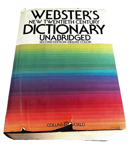 Websters Twentieth Century Dictionary Unabridged Second Edition Deluxe Color