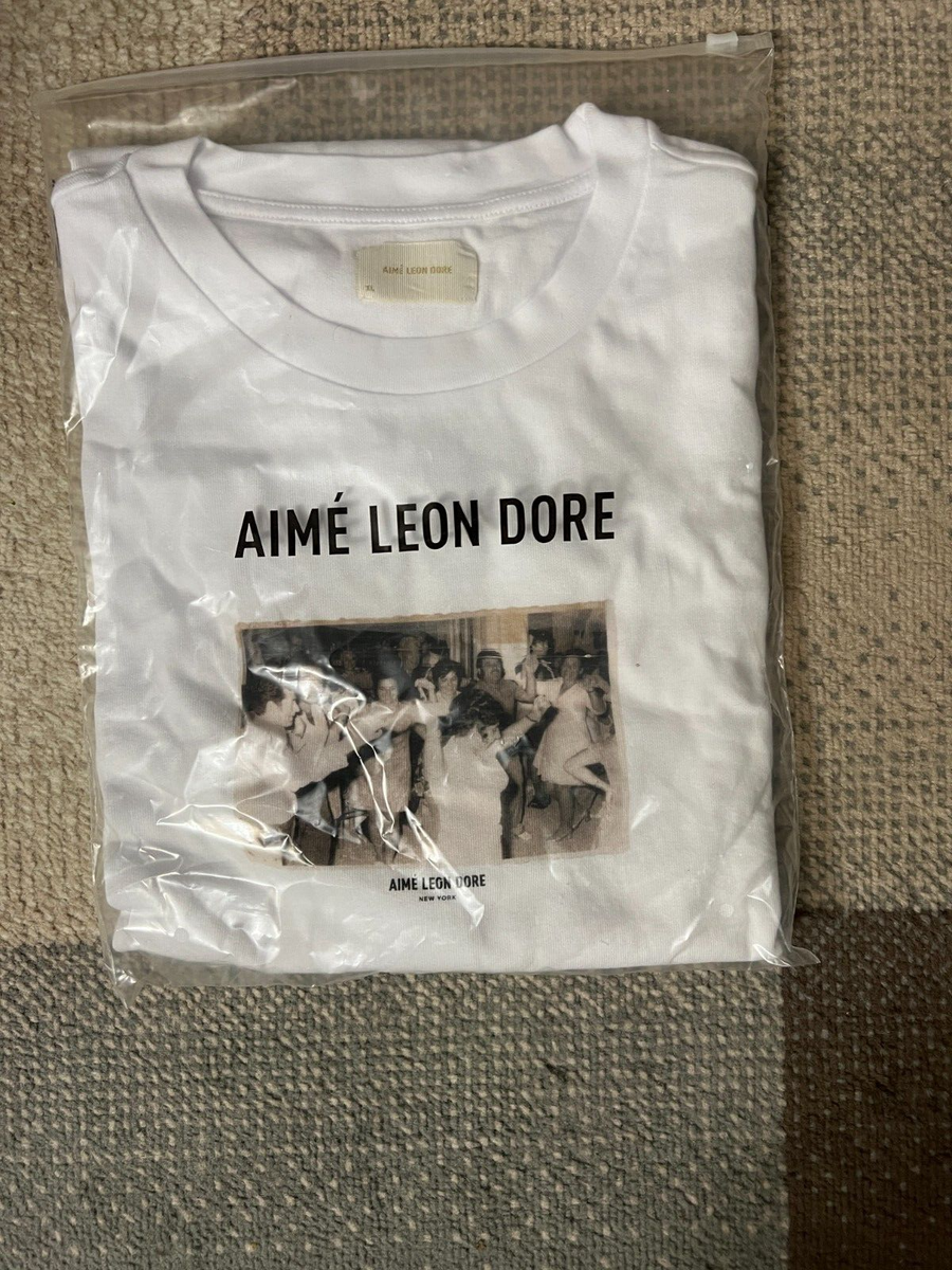 a*m様 Aime Leon Dore Tシャツ ホワイト　XL NEW [IN STORE] Aime Leon Dore ALD Mulberry exclusive tee XL white