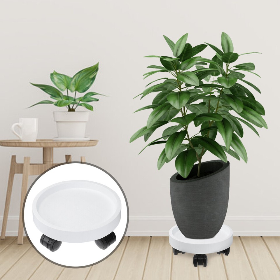 White Plant Tray Potted Plant Stand Water Tray Plant Pot Tray Flower