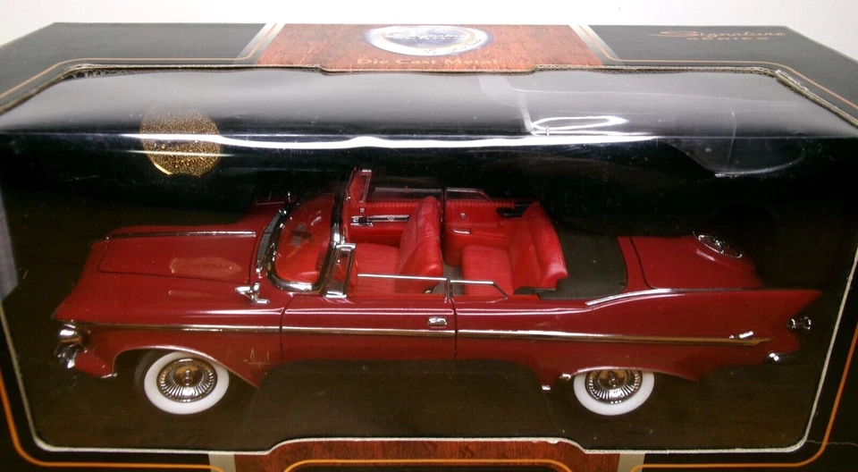 Yat Ming Road Signature 1961 Imperial Crown Convertible Red on Red - Item #20138 - Image 2 of 4