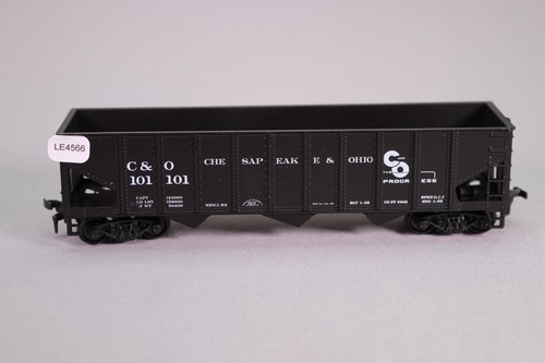 LE4566 ACCURAIL 3 Ho 1/87 Wagon trémie Chesapeake & Ohio C&O 101101 noir | Zustand: Occasion