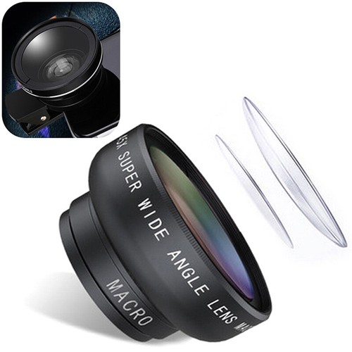 2 In 1 Mobile Phone Lens 0.45x Super Wide Angle 10x Macro HD Camera Lens _ou - Zdjęcie 2 z 11