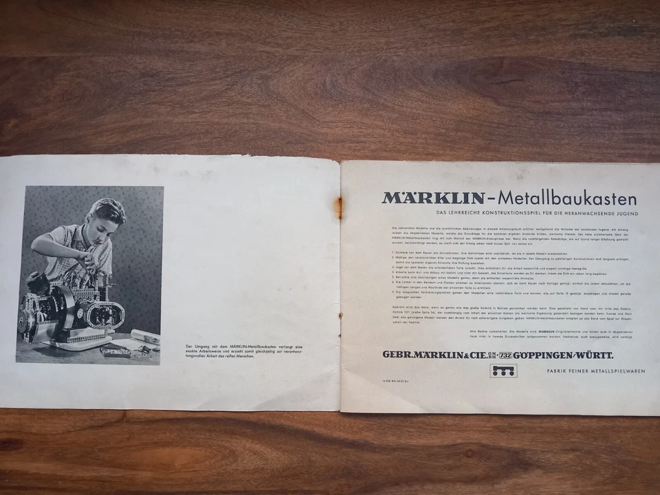 Märklin Metallbaukasten Nr. 14920 Groß - Vorlagenheft - - Bild 3 von 4